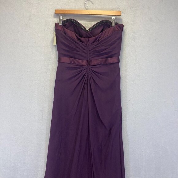 NEW Bari Jay Ballgown Formal Dress Sz 10 Formal Bridesmaid Prom Gown Purple NWT - Picture 15 of 16
